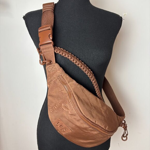 BEIS Brown Crossbody Bag - Picture 1 of 12